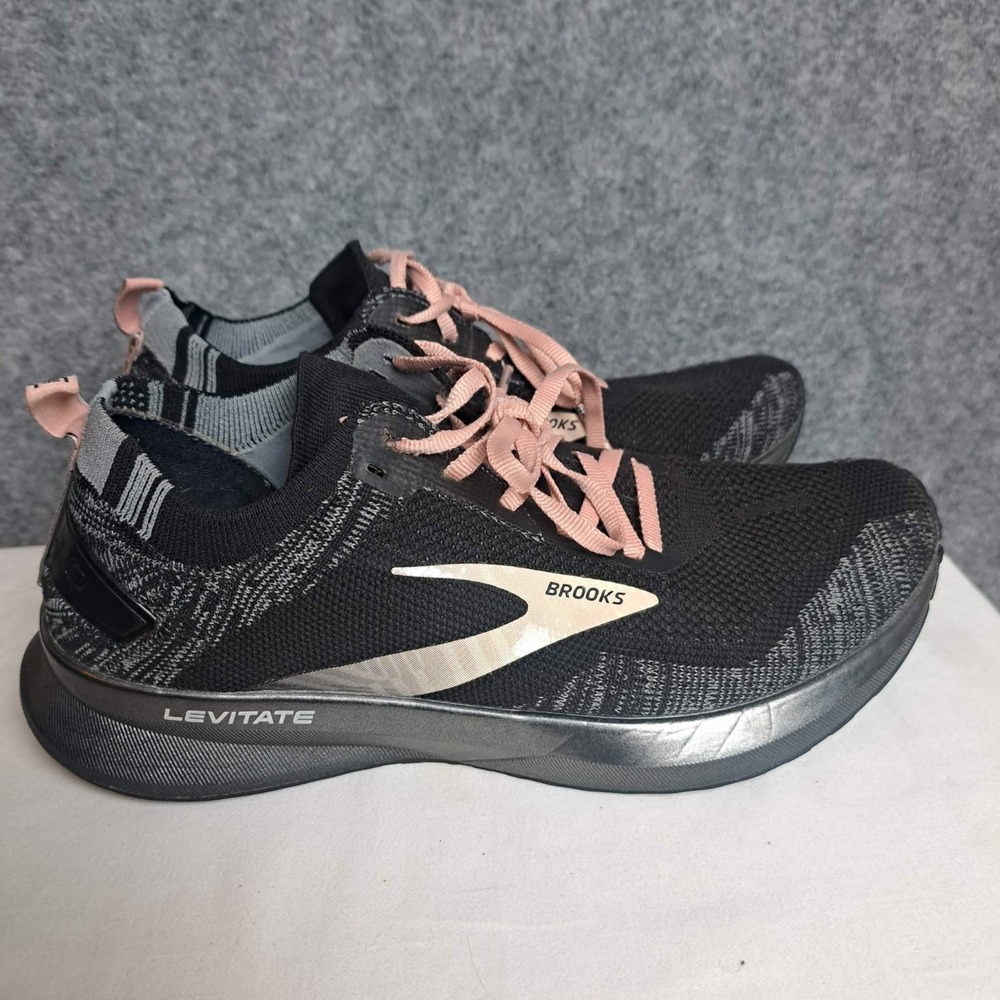 Women's Brooks Levitate 4 1203351b041 Black Running Shoes Sneakers Size 8.5 B